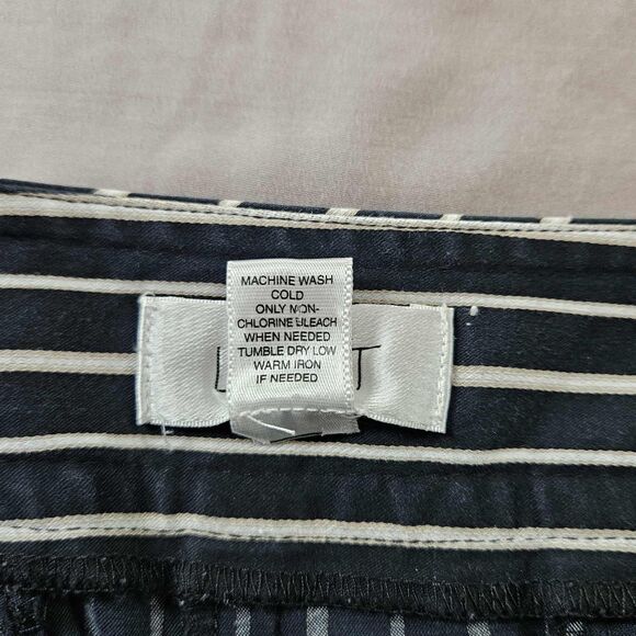 Ann Taylor Loft Black & White Checked Trouser Mid Rise Curvy Skinny Size 8 - Picture 4 of 9